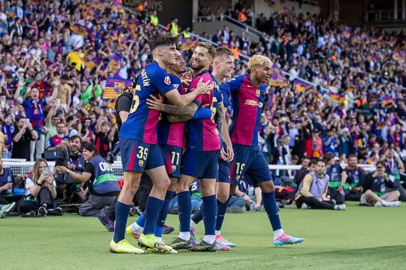 برشلونة يختتم رحلته في الدوري الإسباني بانتصار رائع على أتلتيك بلباو