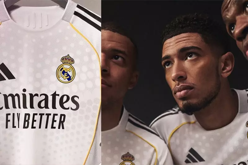 ريال مدريد يكشف النقاب عن قميص الموسم الجديد مستلهمًا من أجواء البرنابيو (صور)